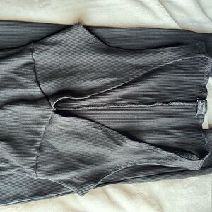 NAKED WARDROBE- Snatched Bustier Jumpsuit Size Small